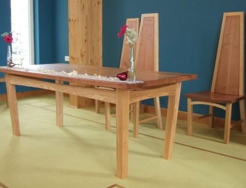 Communion table and chairs