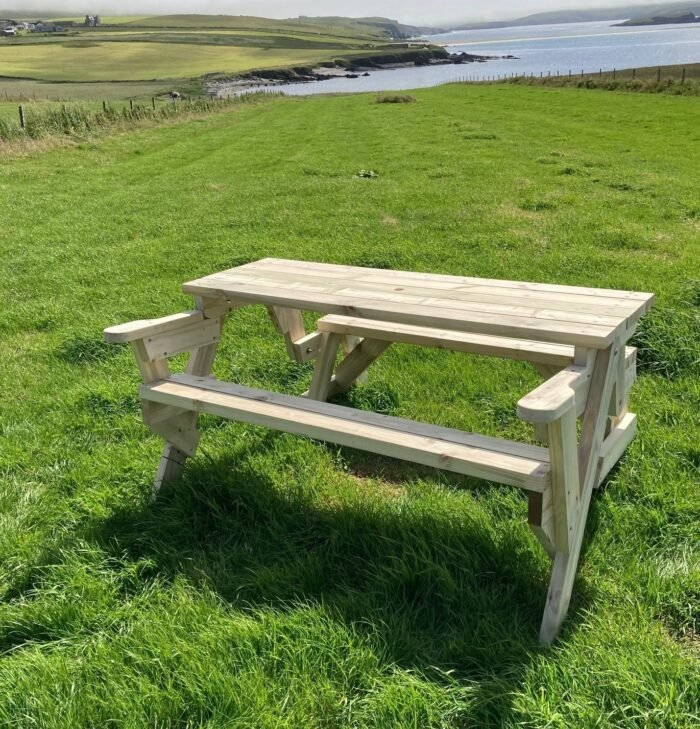 Folding garden bench - Image 3